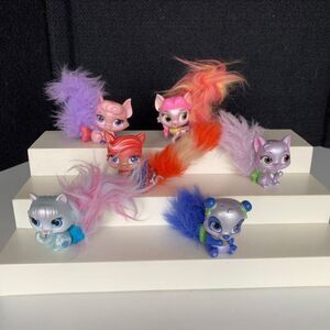 Disney Princess Palace Pets Whisker Haven Furry Tail Toy Animals Lot 6 Pc.   Pla